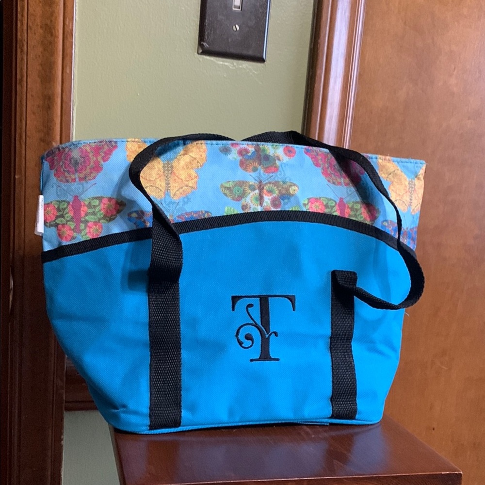 Monogrammed Lunch Bag with the Letter T. Never Used😊